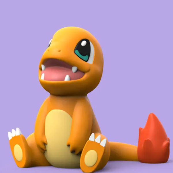 Cute Chibi Charmander 3D Print