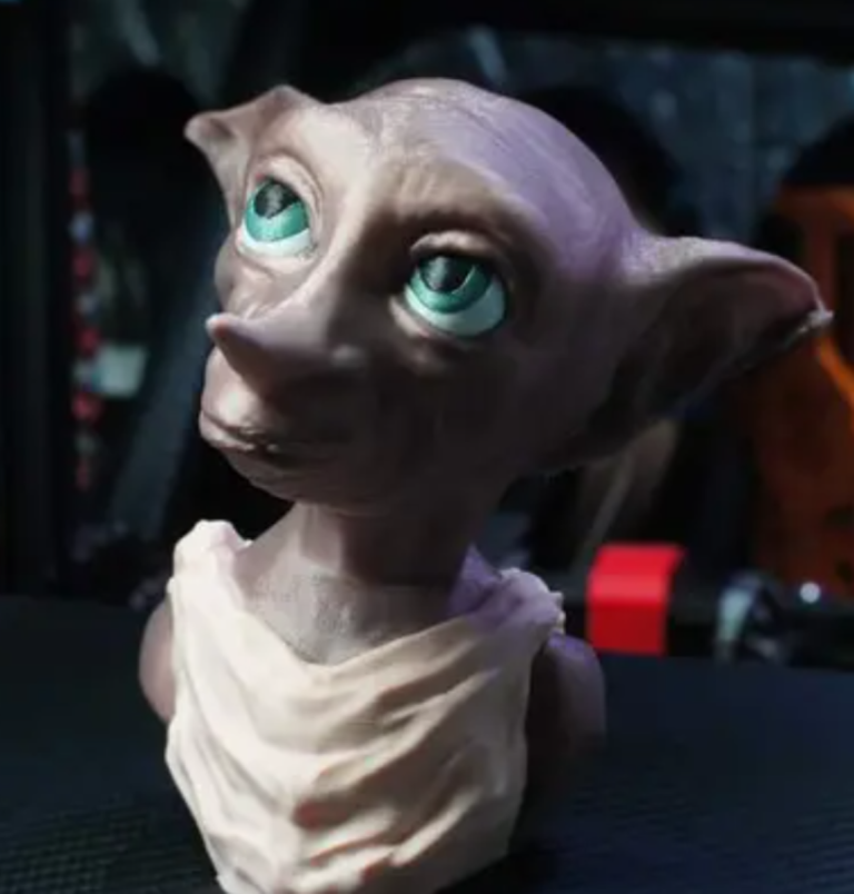 Charming Multicolor Dobby Bust Harry Potter