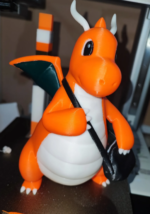 Dynamic 3D Printed Dragonite Figure