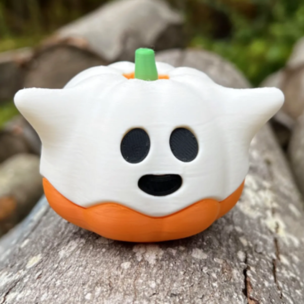 3D Printed Ghost Pumpkin