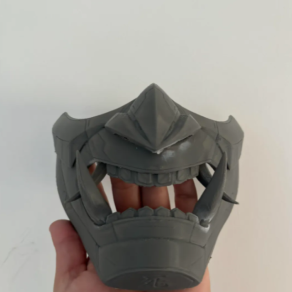 3D Printed Oni Mask - Bold and Intricate Design