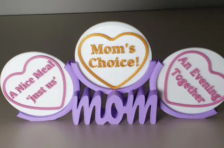 3D Printed Mother's Day Tokens