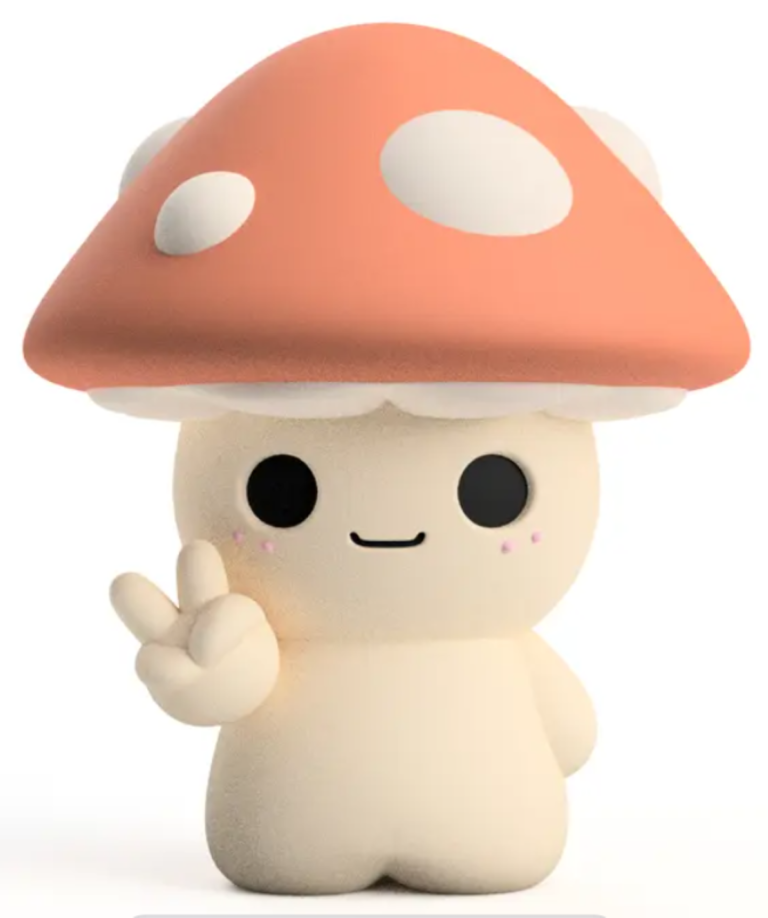 Mushroom Baby 3D Model