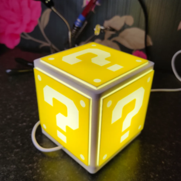 Question Mark Cube Light - Stylish and Iconic