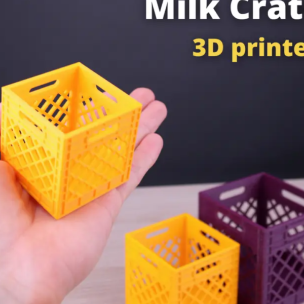 3D Printed Milk Crate