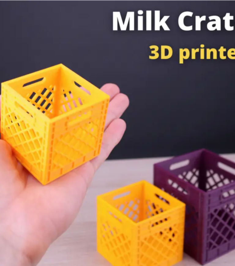 3D Printed Milk Crate