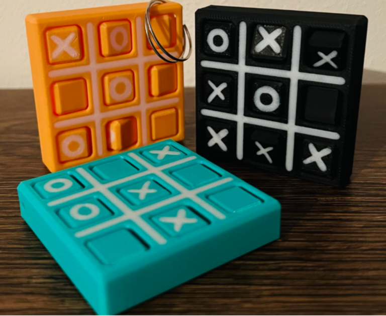 Fun 3D Printed Tic Tac Toe Board