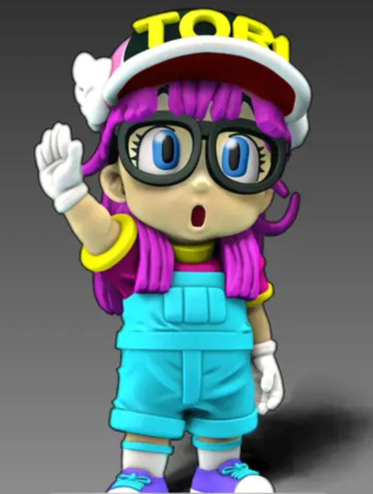 Collectible 3D Printed Mini-Arale