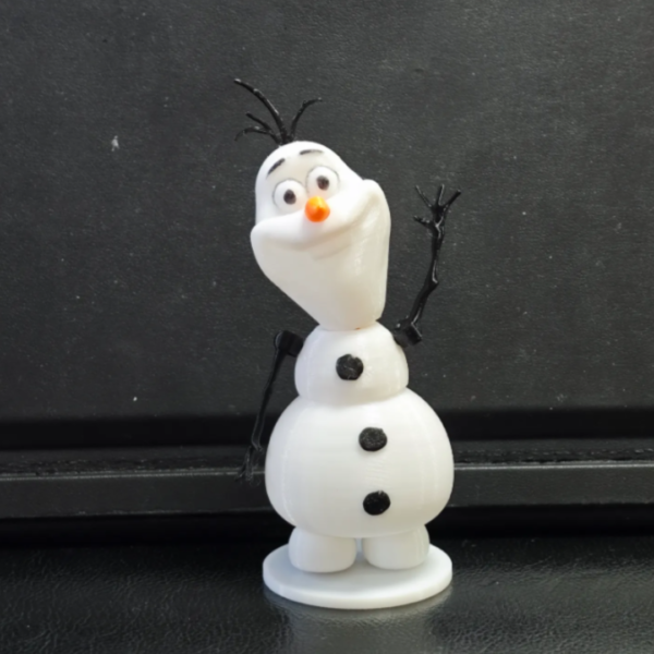 3D Printed Olaf from Frozen