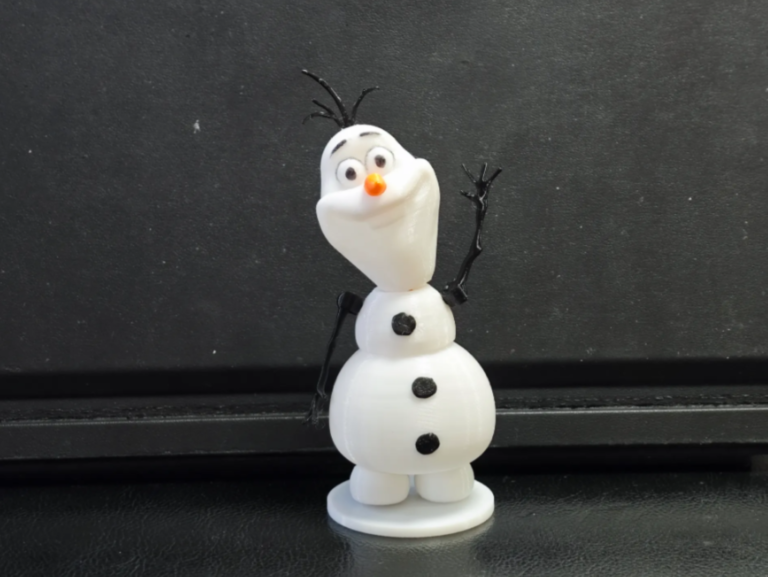 3D Printed Olaf from Frozen