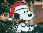 3D Printed Snoopy with Santa Hat