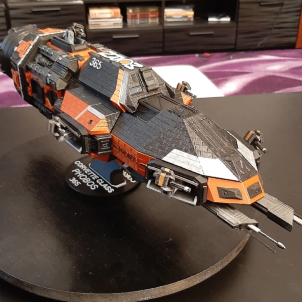 3D Printed Fobos Frigate - The Expanse