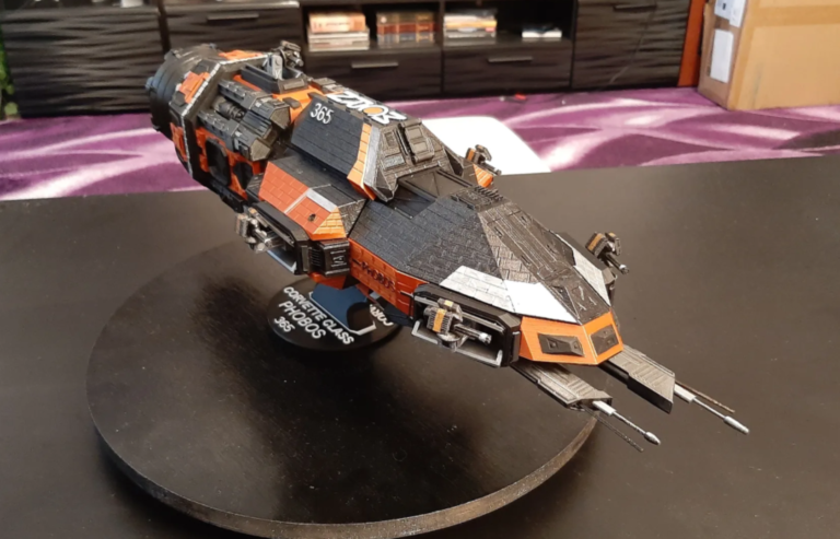 3D Printed Fobos Frigate - The Expanse