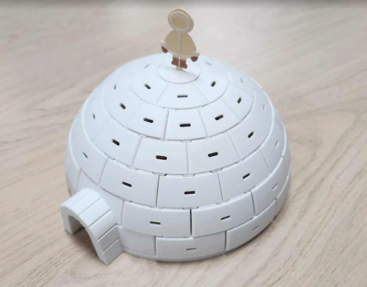 High-Quality 3D Printed Igloo Game