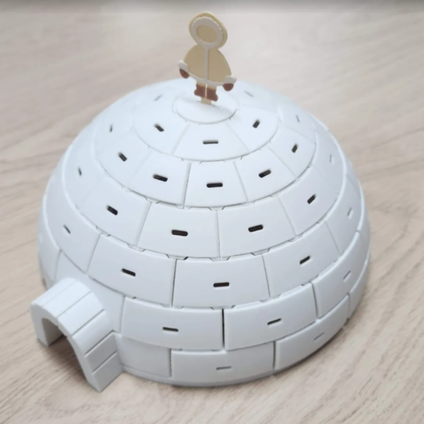 High-Quality 3D Printed Igloo Game