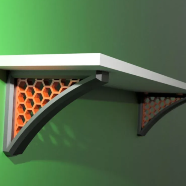 Hexagonal Shelf Supports