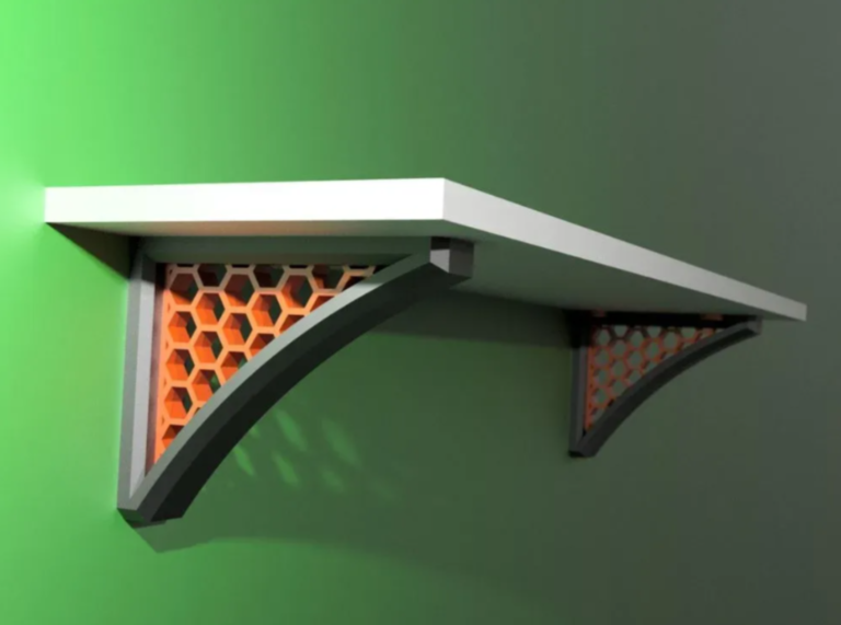 Hexagonal Shelf Supports