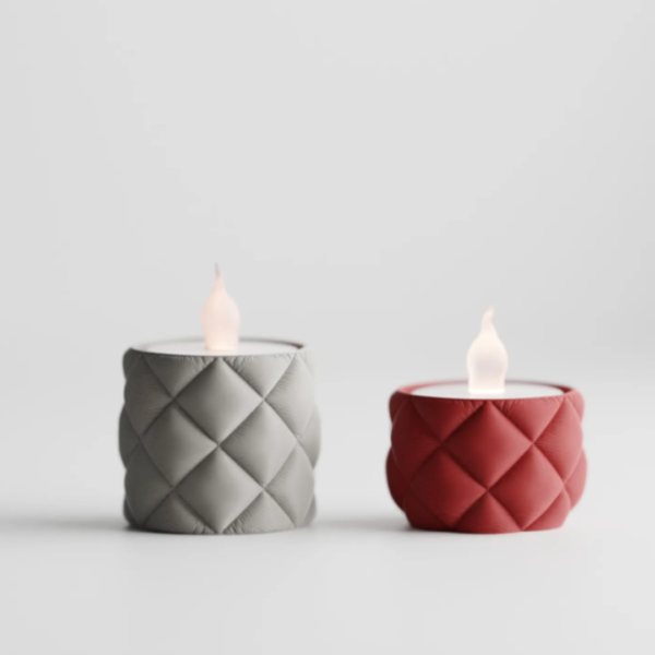 Cozy Inflated Cloth Tea Light Holder