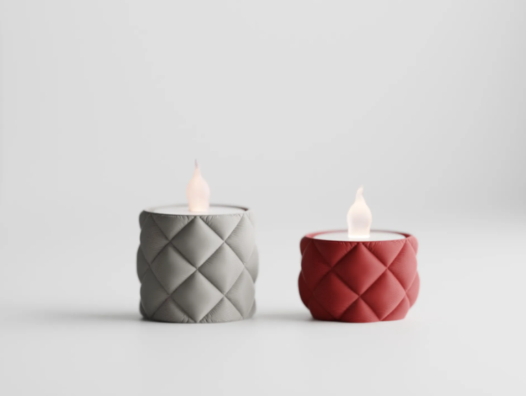 Cozy Inflated Cloth Tea Light Holder