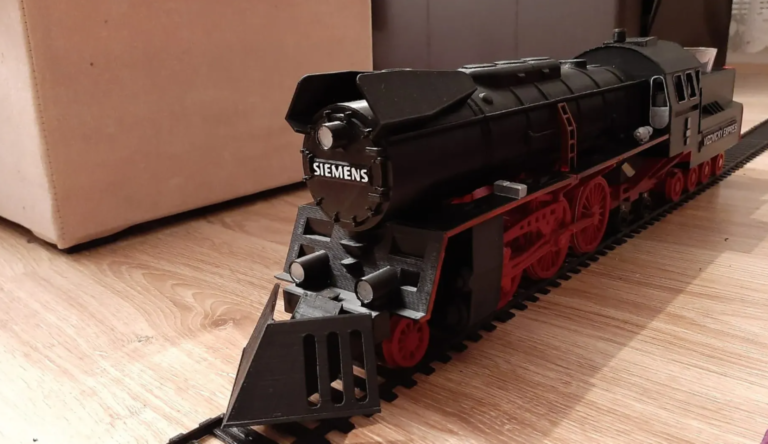 High-Quality Steam Locomotive 3D Print - Ideal for Collectors