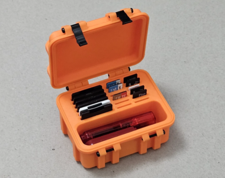 Media Storage Case - 3D Printed for Secure Transport