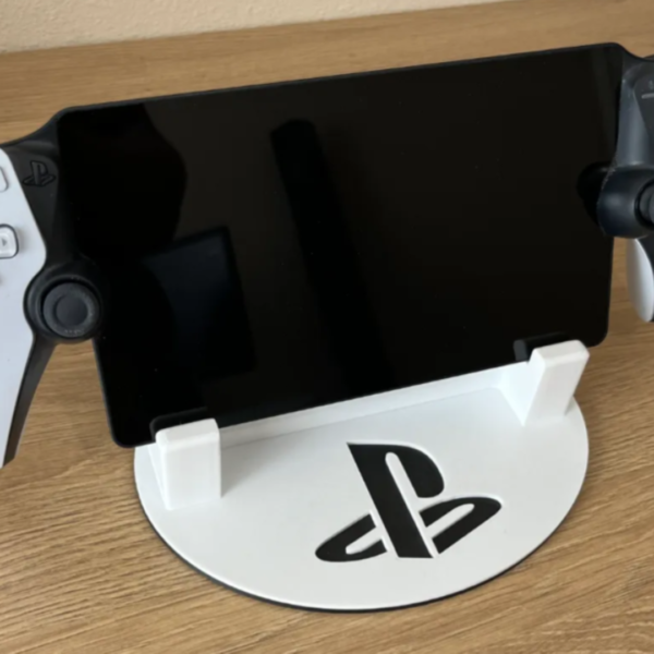 PlayStation Portal Stand - Sleek Black and White