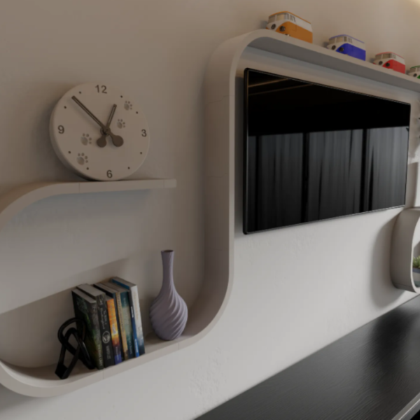 Lightweight 3D Printed Shelf – Stylish and Functional