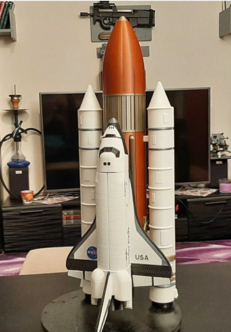 Endeavour Shuttle Booster Pack - Custom 3D Printed