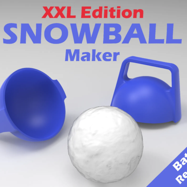 3D Printed Snowball Maker