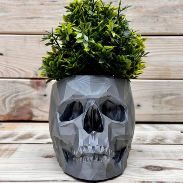 Unique 3D Printed Human Skull Planter