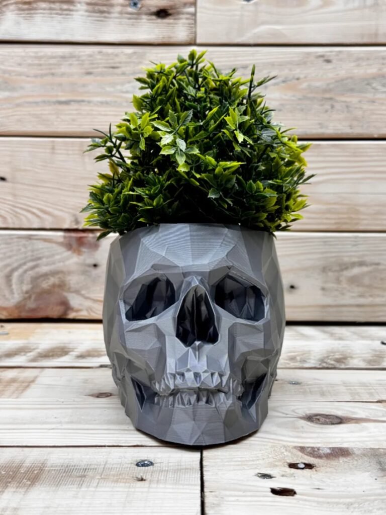 Unique 3D Printed Human Skull Planter