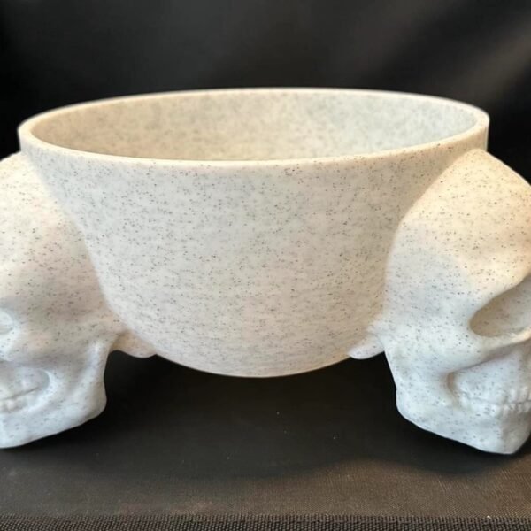 3D Printed Skull Tripod Bowl