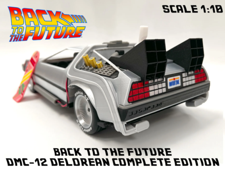 Exclusive Back to the Future DeLorean Model - Complete Edition