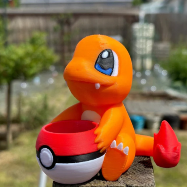 3D Printed Charmander Planter