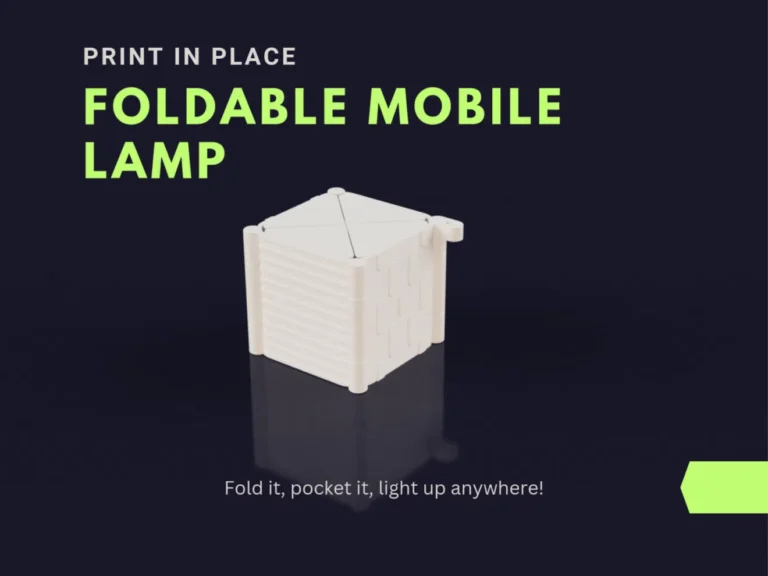 Portable Print-in-Place Mini Lamp