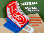 Skee Ball - 1980s Inspired Marble Arcade Game