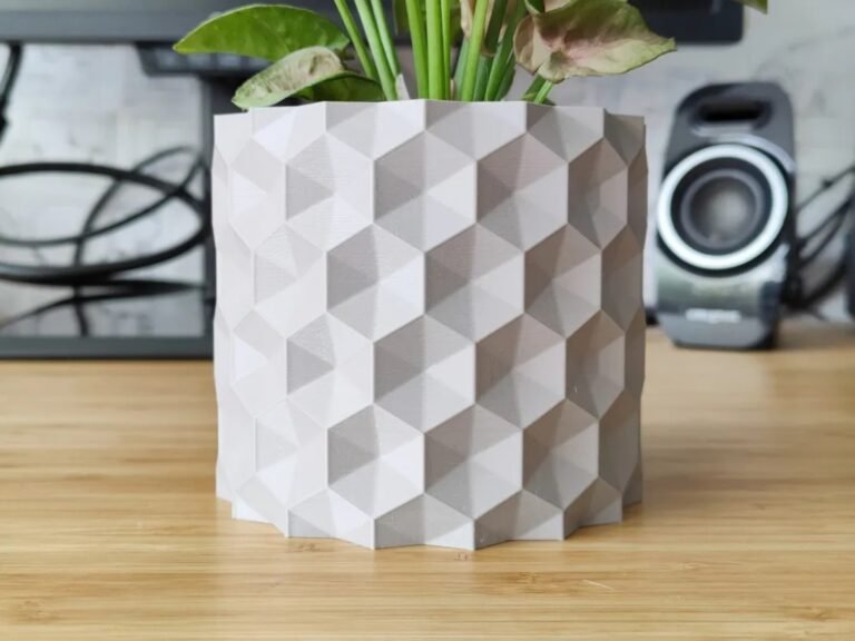 3D Printed Inverted Hexagonal Planter